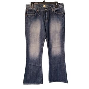 7 For All Mankind Women's Blue Denim Jeans - Size 34 (18)